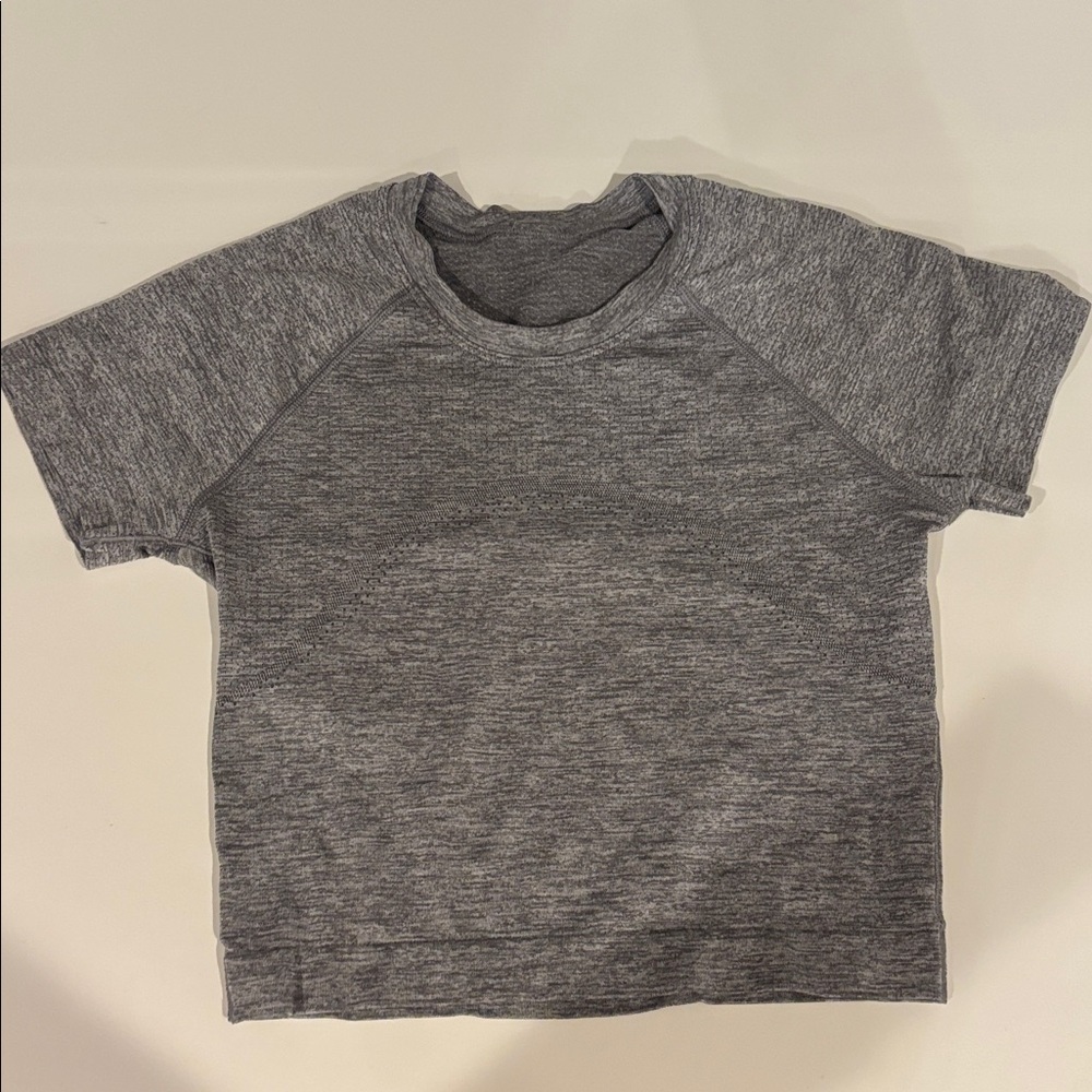 Barely worn Lululemon Gray Short Sleeve T-Shirt